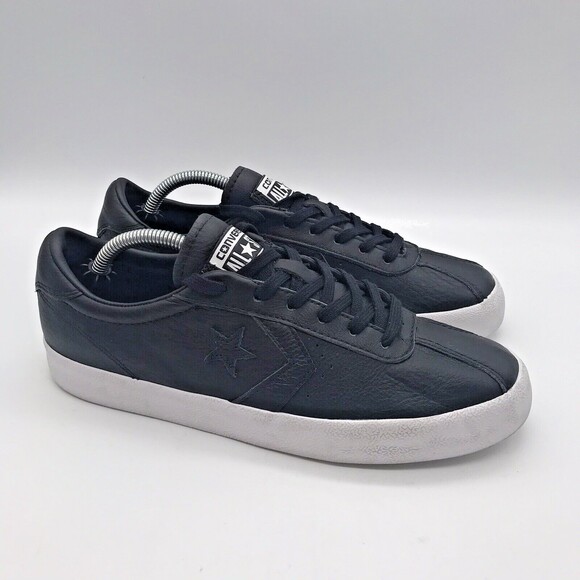 Converse All Star Breakpoint OX Black & White Leather Womens 7.5 Mens 6 Sneakers - Picture 1 of 10